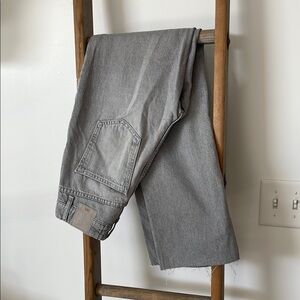 Zara Gray Straight Leg Jeans Classic Style